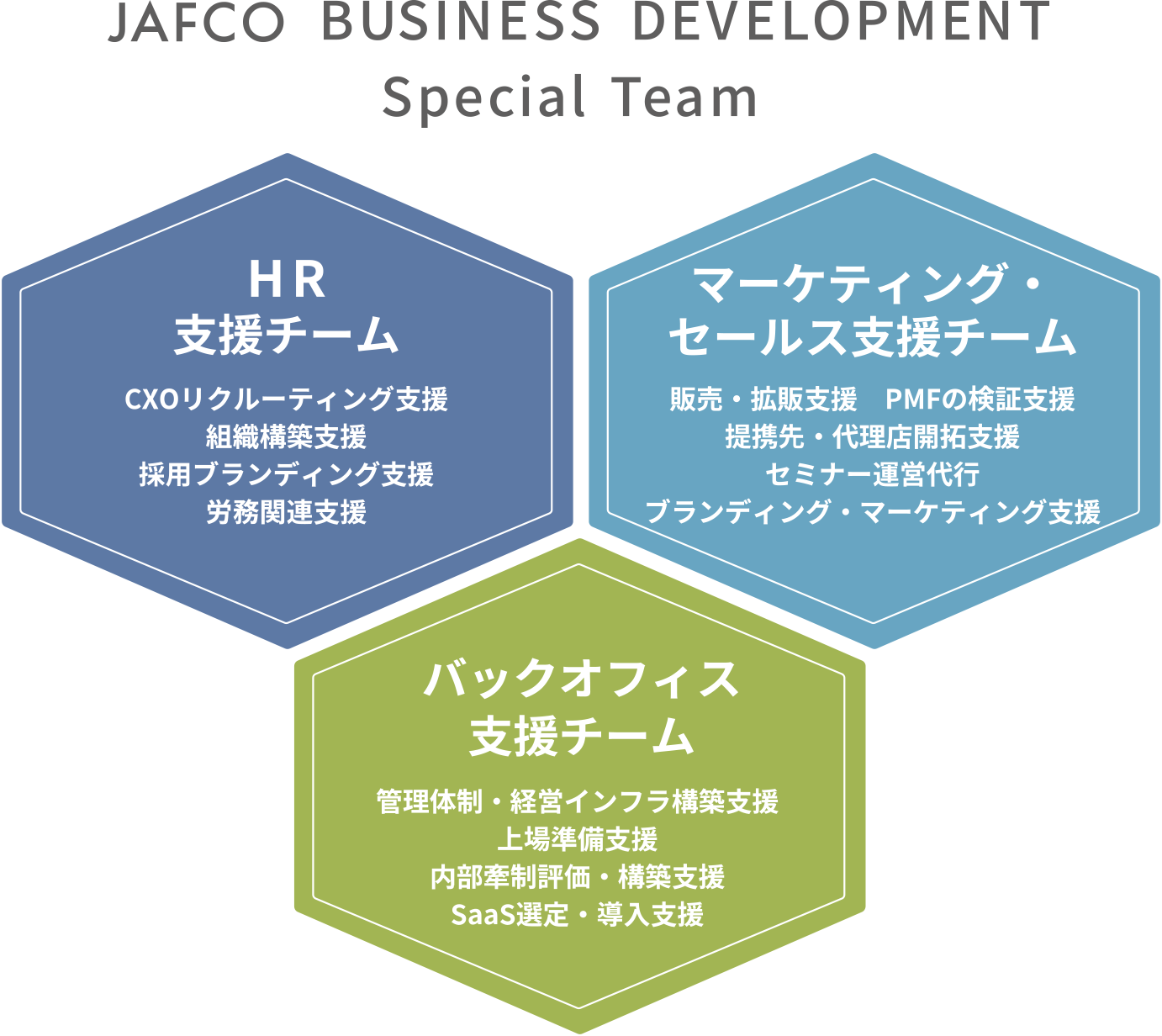 JAFCO BUSINESS DEVELOPMENT Special Team